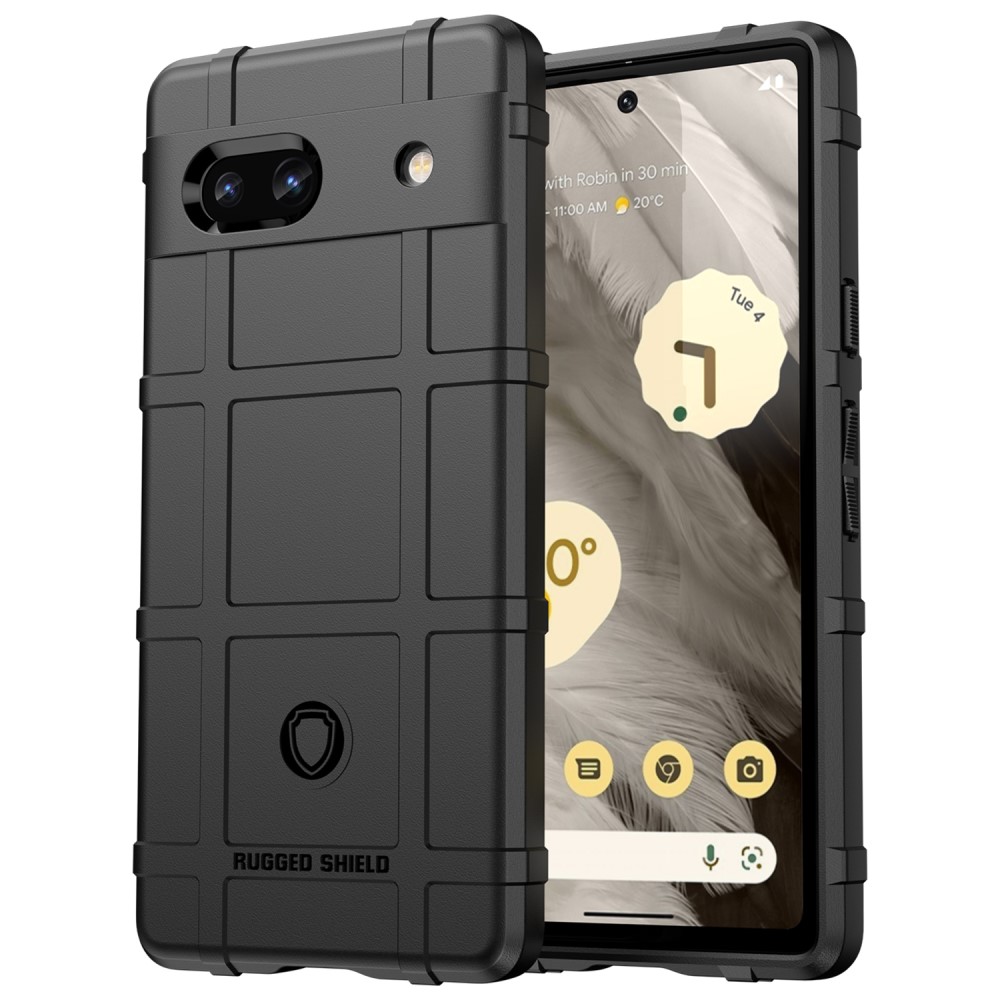 Rugged Shield Fodral Google Pixel 7a - Svart