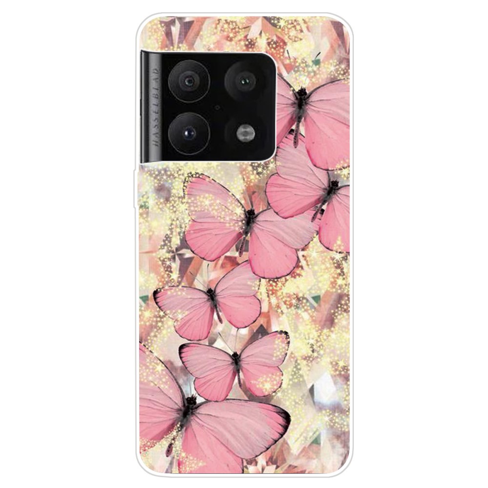 Deco OnePlus 10 Pro skal - Rosa Fjärilar