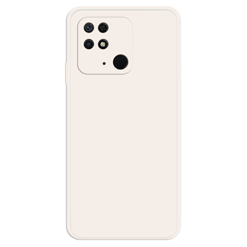 Avfasat gummerat anti-droppskydd för Xiaomi Redmi 10C - Beige