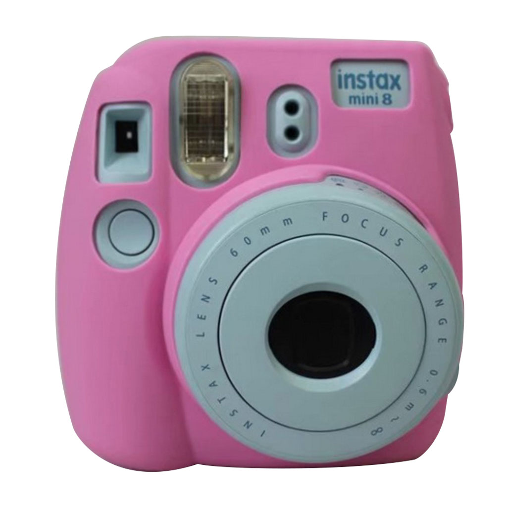 FUJIFILM Instax Mini 8 kameraskydd silikon - Rosa