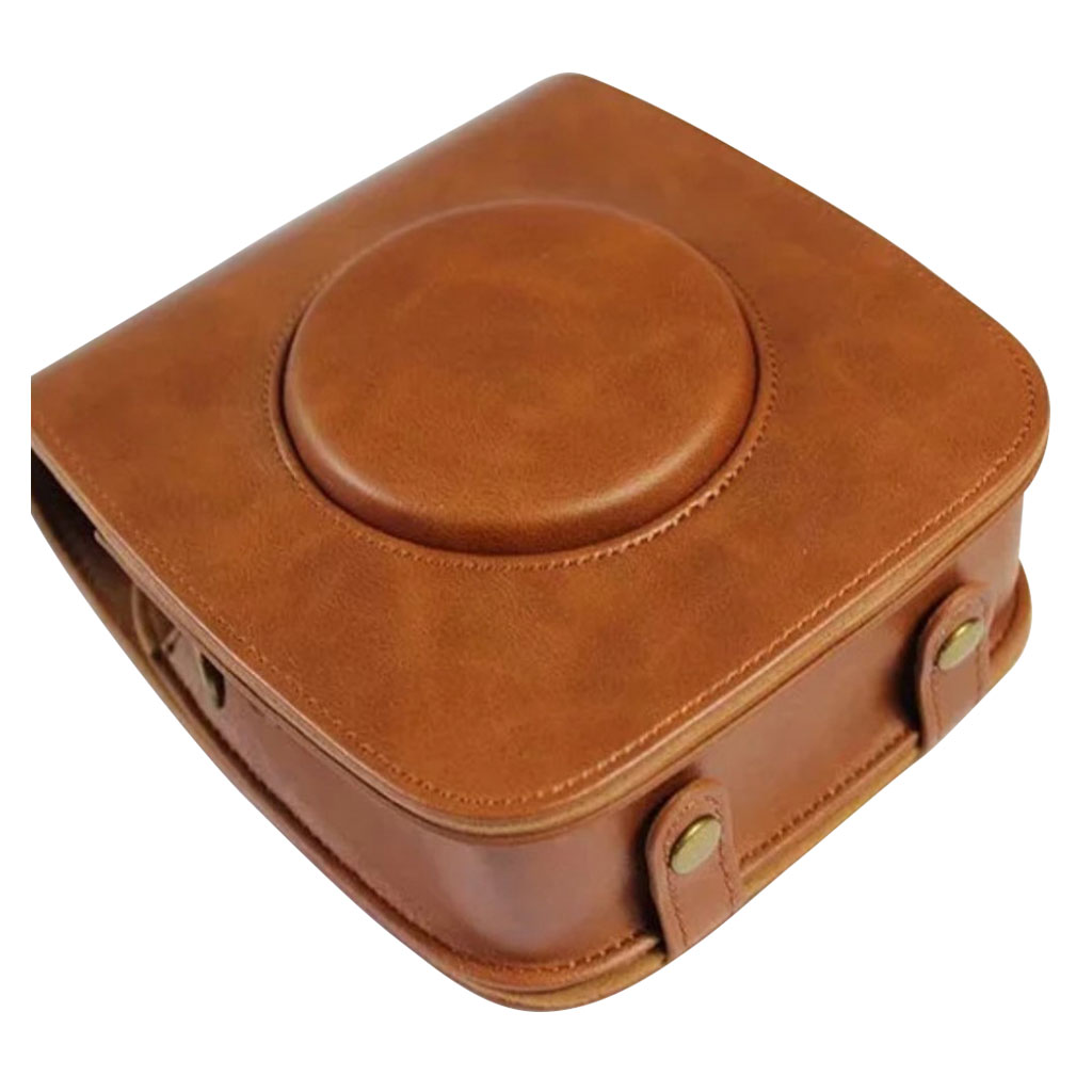 Fujifilm instax SQUARE SQ20 hållbart läderfodral - Brun