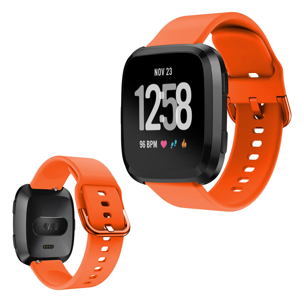 Fitbit Versa klockarmband i silikon - Orange