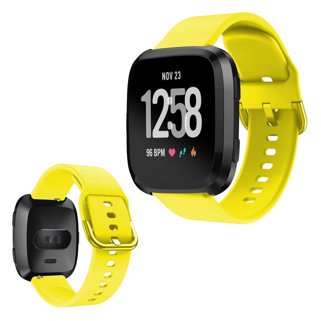 Fitbit Versa klockarmband i silikon - Gul