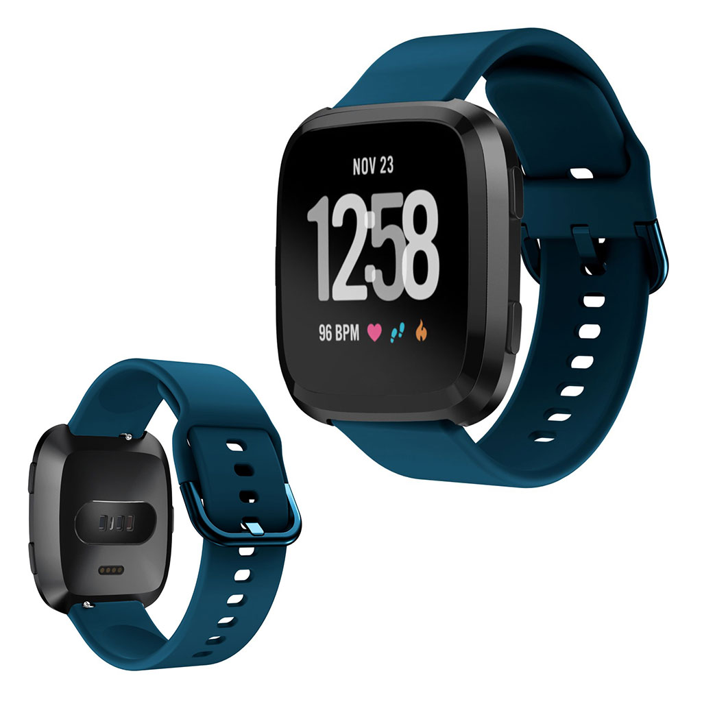 Fitbit Versa klockarmband i silikon - Mörkgrön