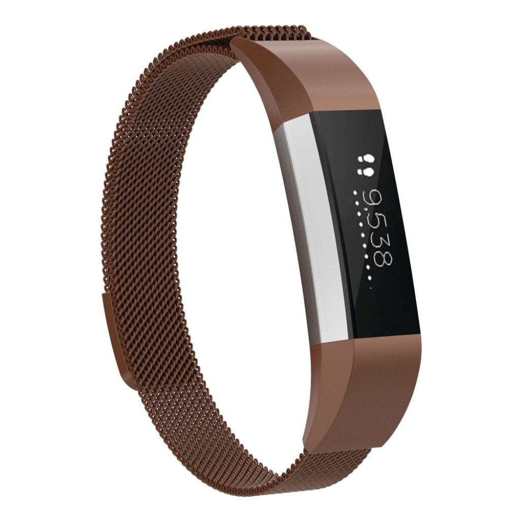 Fitbit Ace classic plating milanese klockarmband - Kaffe