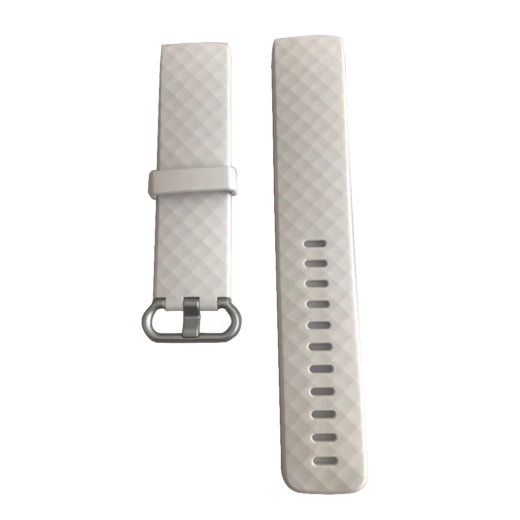 Fitbit Charge 3 mjukt klockarmband - vit