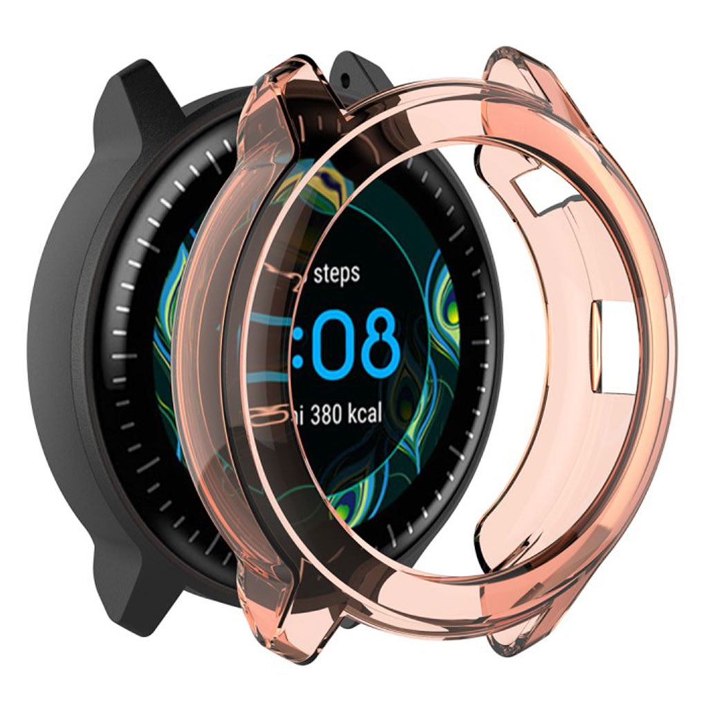 Garmin Vivoactive 3 Music hållbart genomskinligt fodral - Orange