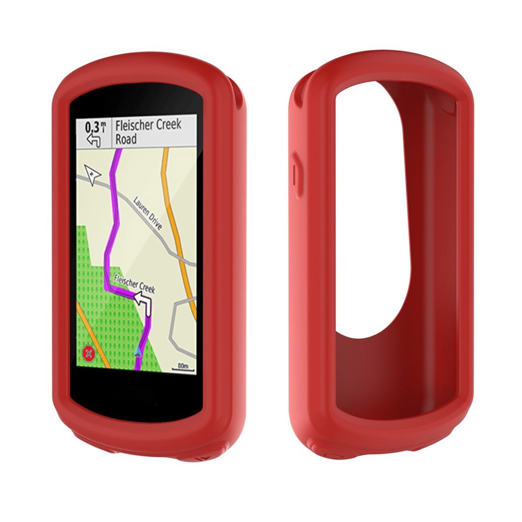 Garmin Edge 1030 Slitstarkt skydds skal - Röd
