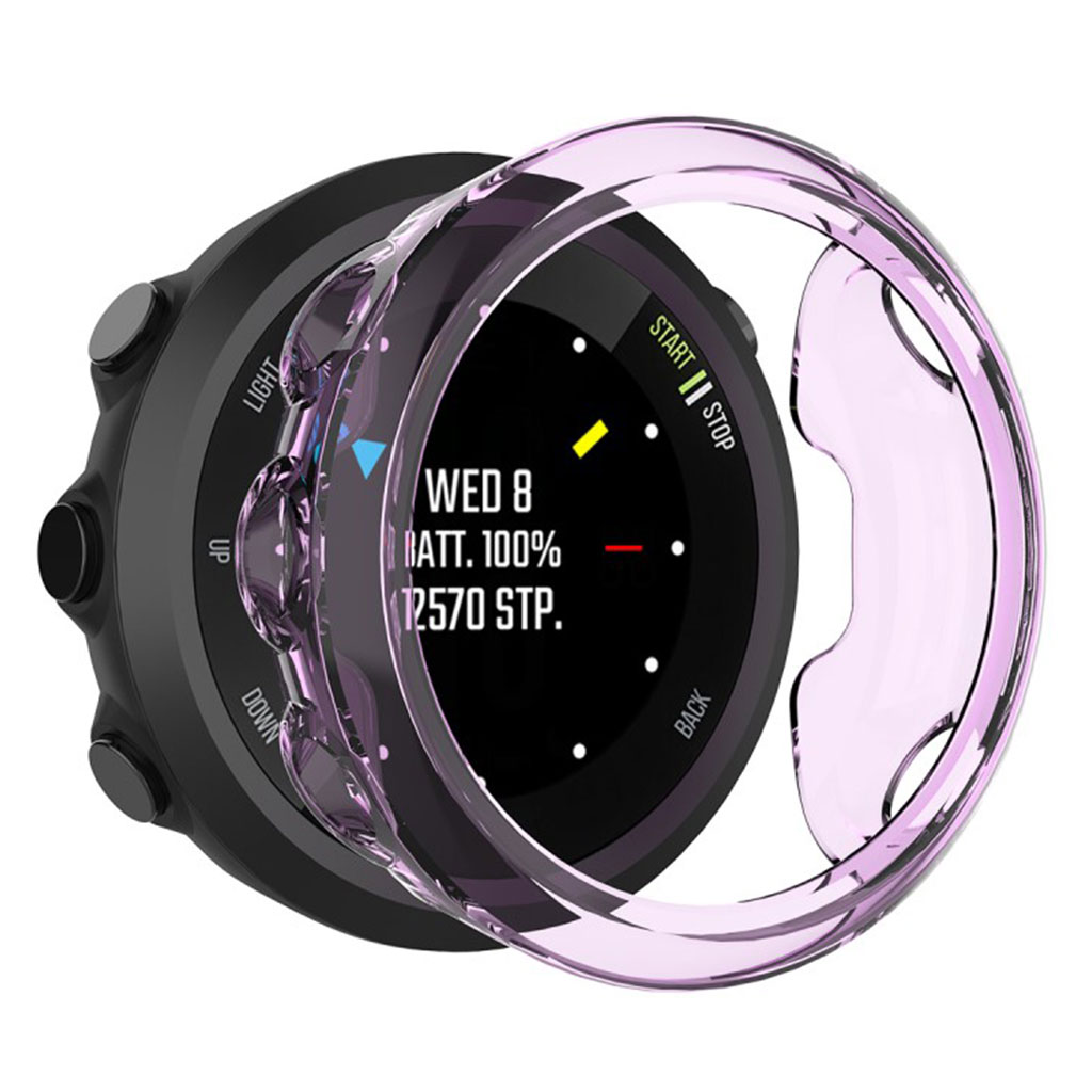 Garmin Forerunner 45S hållbart genomskinligt fodral - Lila