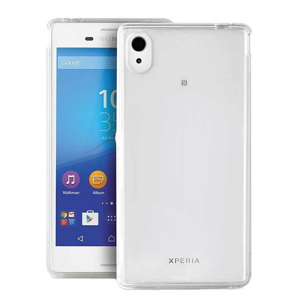 Sony Xperia M4 Aqua Transparent skydd (flexibelt)